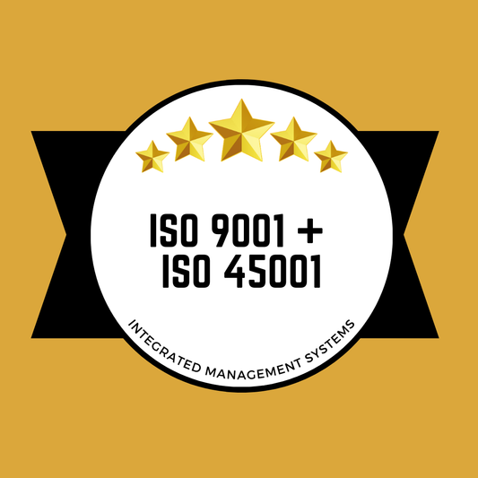 Integrated Management Systems (ISO 9001, ISO 45001) Documents: Manual, Procedures & Forms